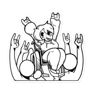 Individual Horns Olivia Sticker