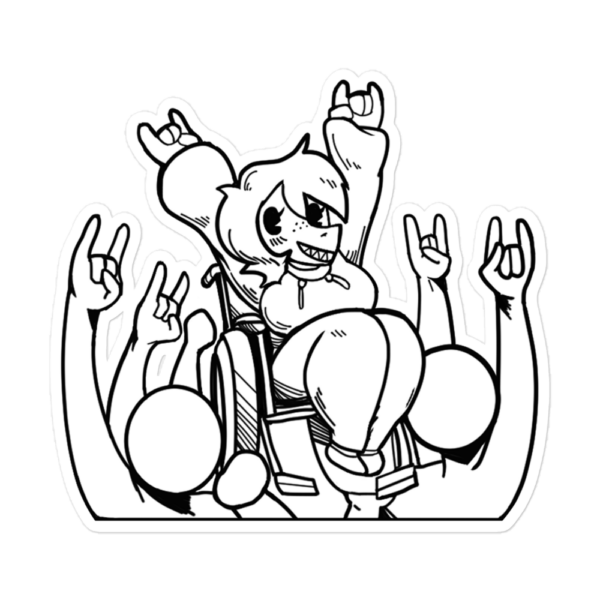 Individual Horns Olivia Sticker