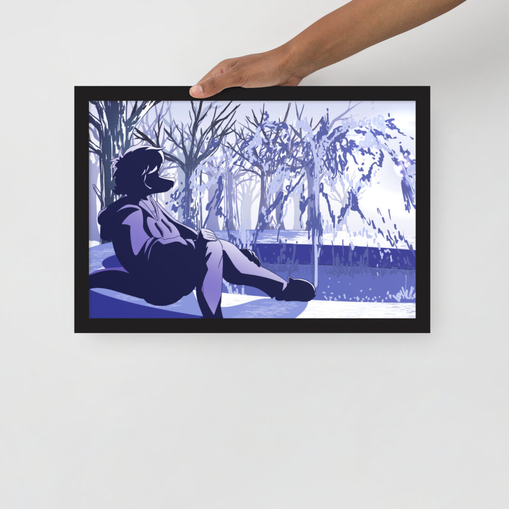 Menu - Framed poster