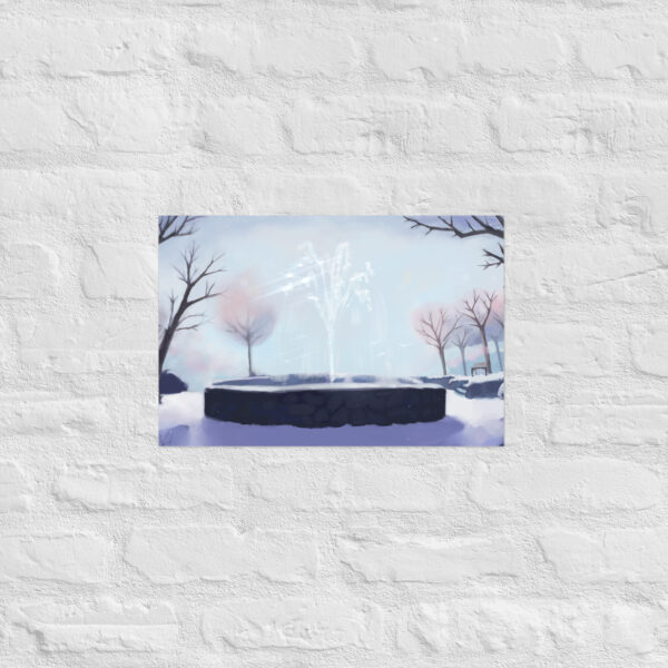 Winter Fountain - Poster - Image 4