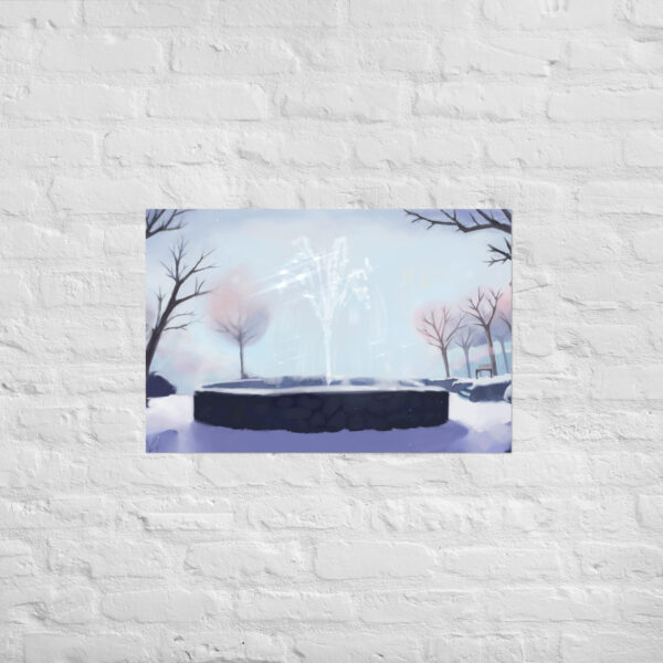 Winter Fountain - Poster - Image 5