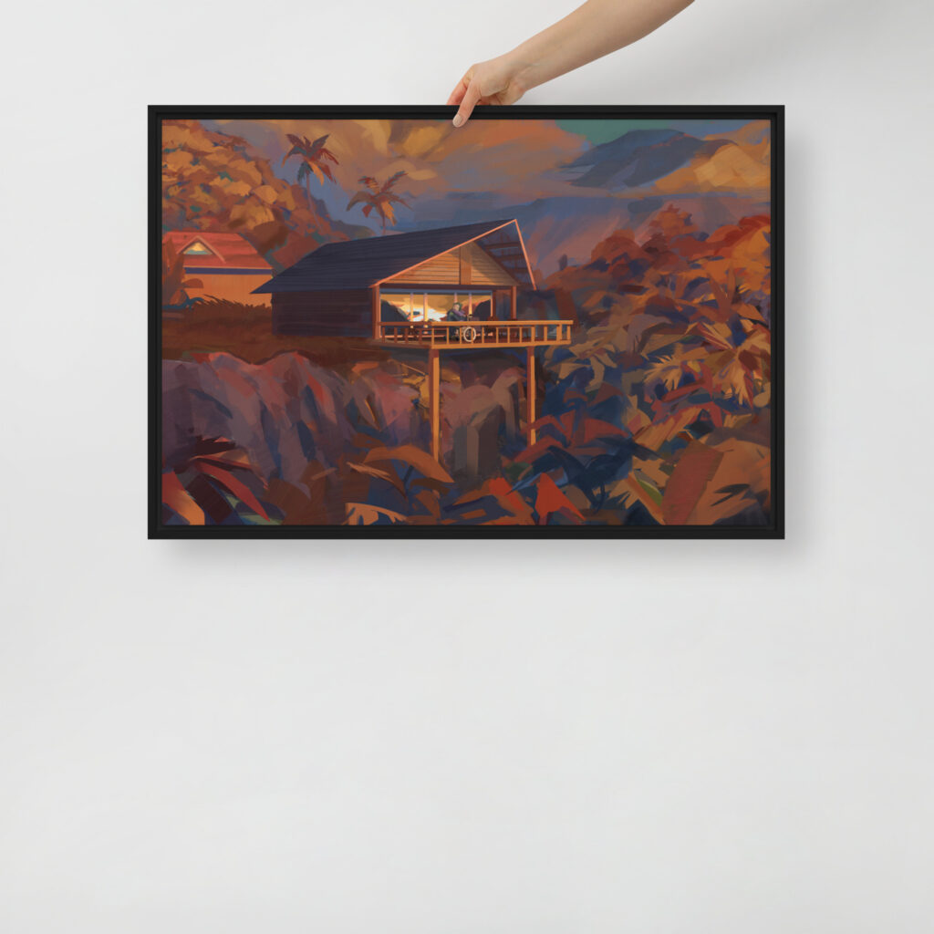 Ending - Framed canvas