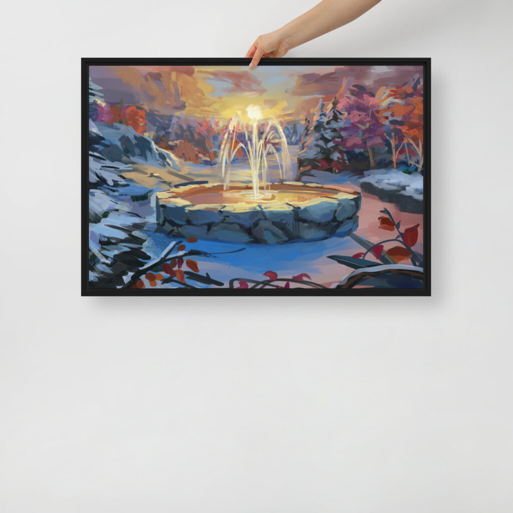 Memorial - Framed canvas