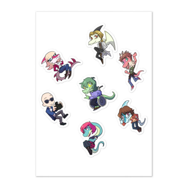 Wani Chibi Sticker sheet